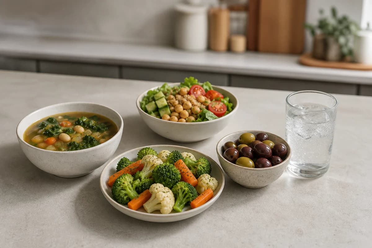 Measured plant-based meals prepared for a structured multi-day fasting-mimicking diet