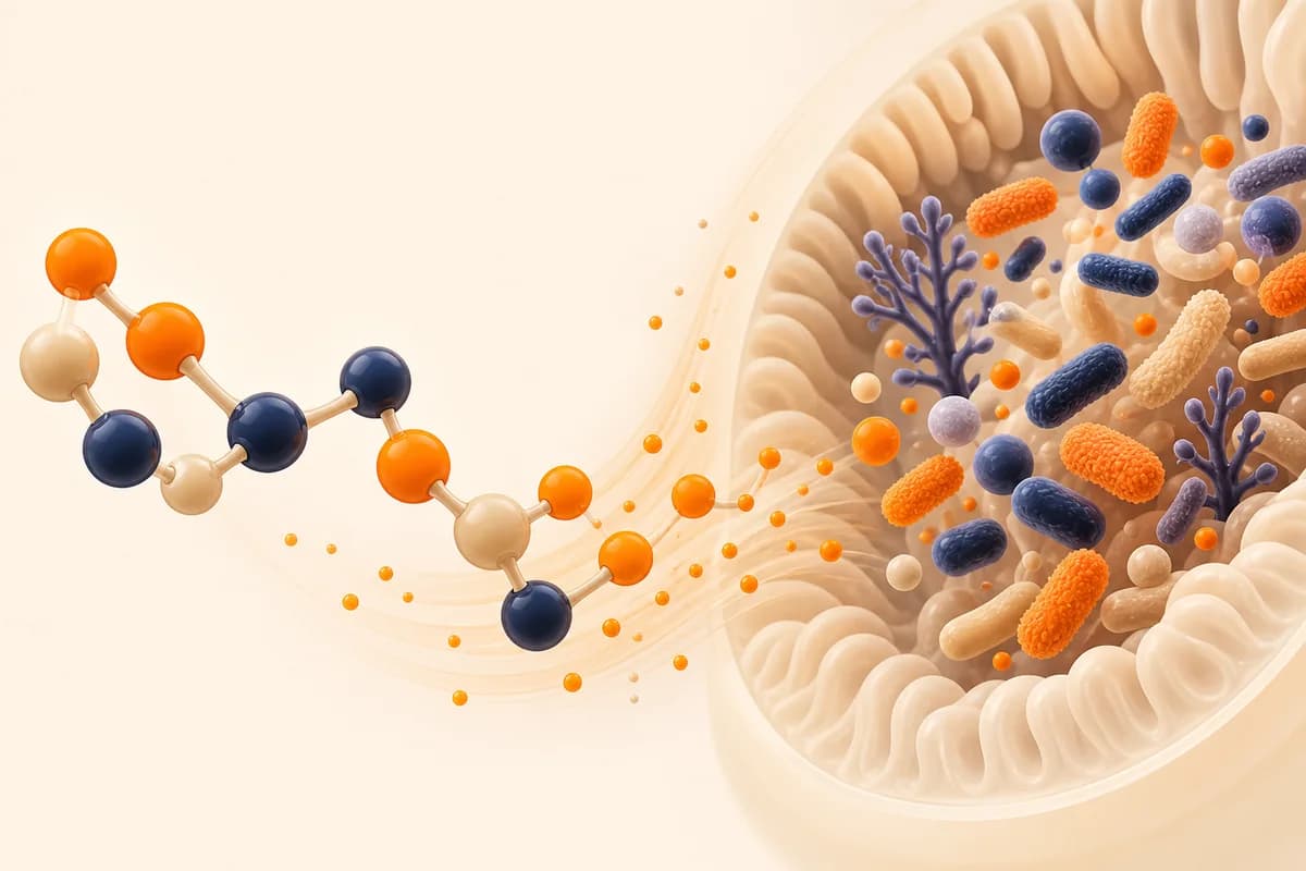 Oligosaccharide structure approaching a diverse gut microbial ecosystem